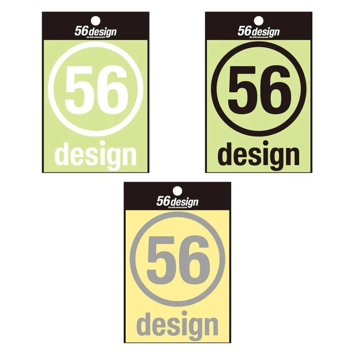 Aksesoris Motor - 56design Circle Logo Sticker Original