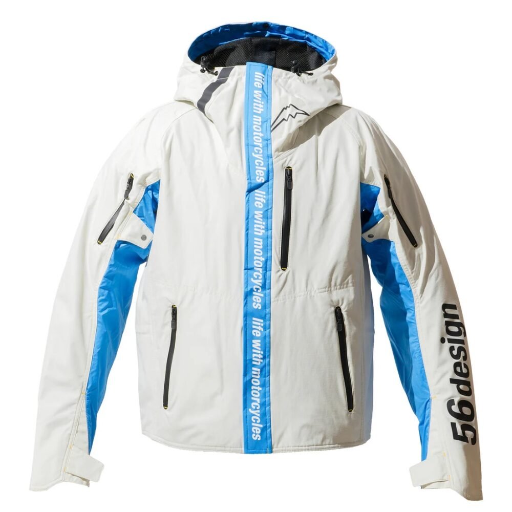 56design Axis White Blue Jacket