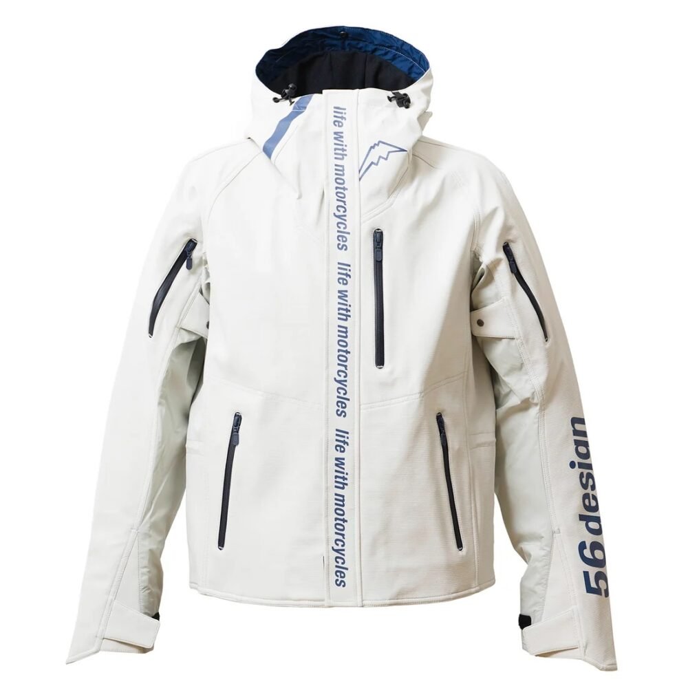 56design Axis White Dark Navy Jacket