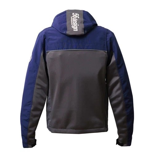 Alternative view of 56design Half Mesh Parka Evo 2 Dark Grey Navy Jacket