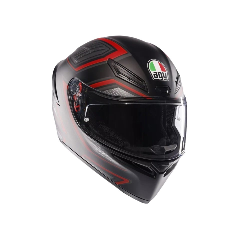 AGV K1 S Sling Matt Black Red - Image 3