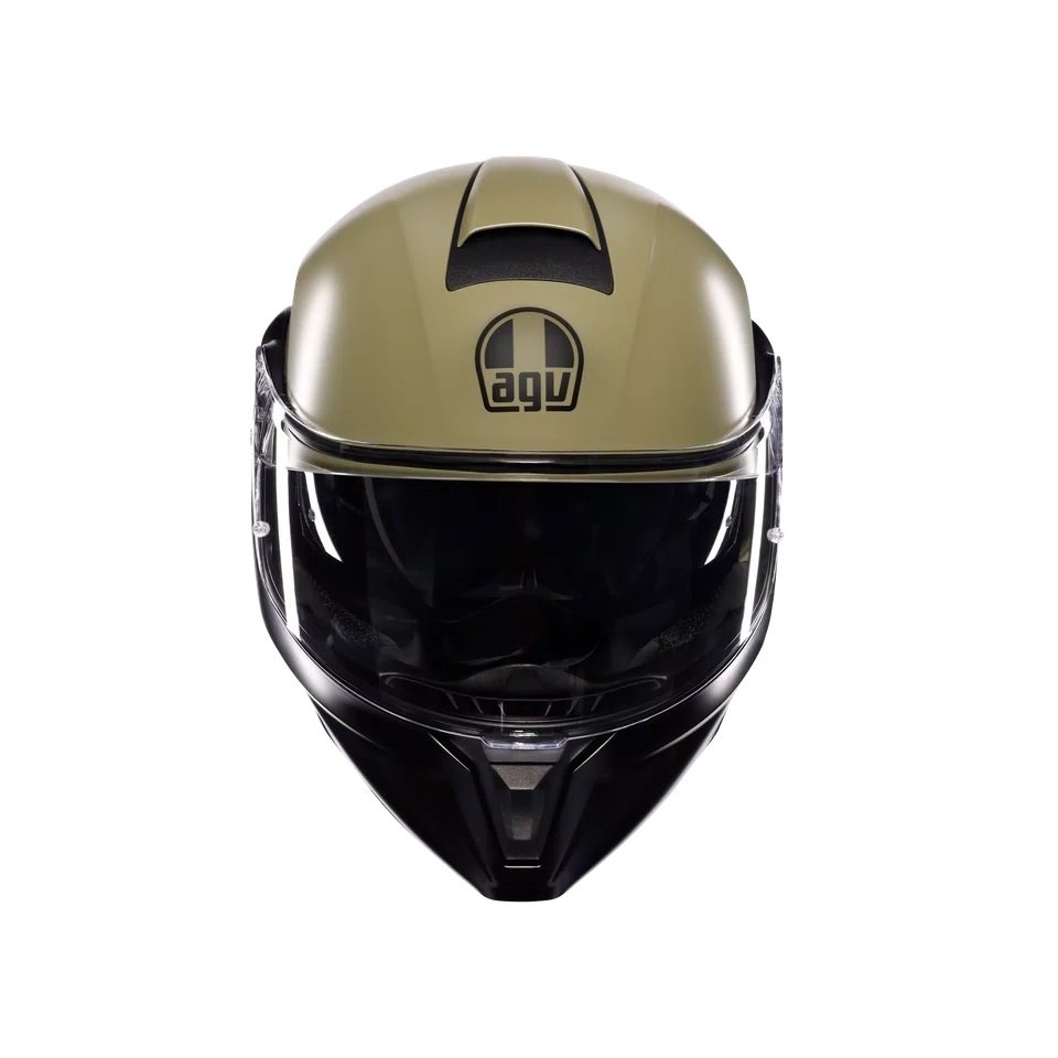 Alternative view of AGV Streetmodular Pastello Green Black Matt