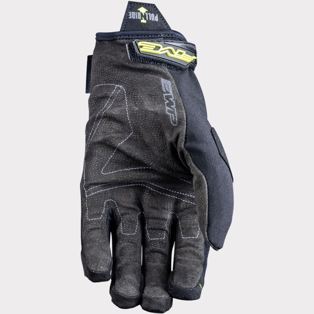 Alternative view of Five E-WP Black Fluo Yellow Gloves